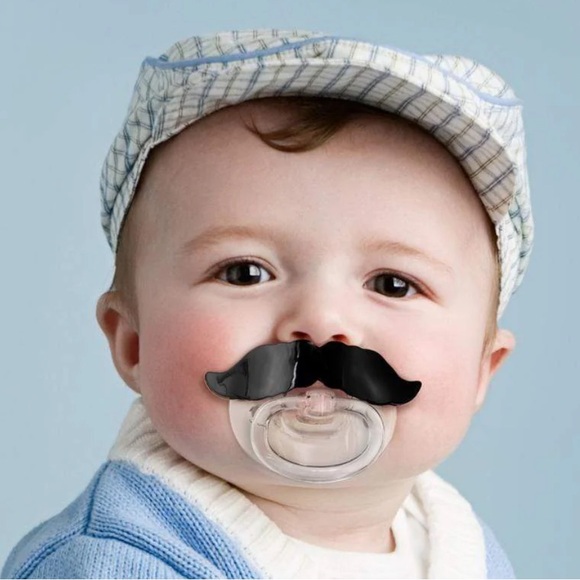 Fred Chill Baby Mustache Pacifier - NIP - Picture 4 of 4